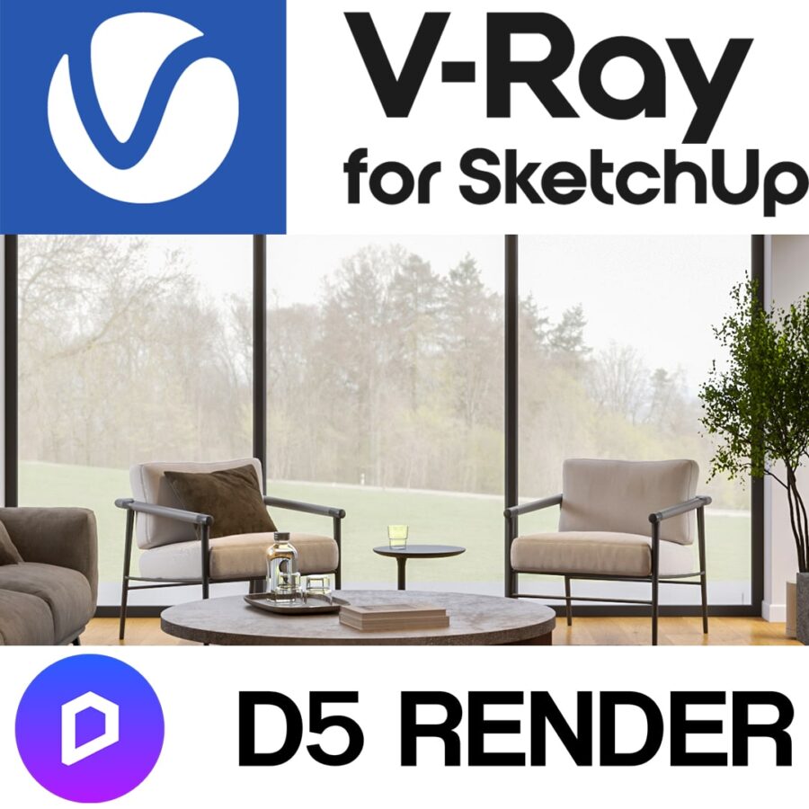 Pakiet Mini Kursów Wizualizacji SketchUp: D5 Render + V-Ray